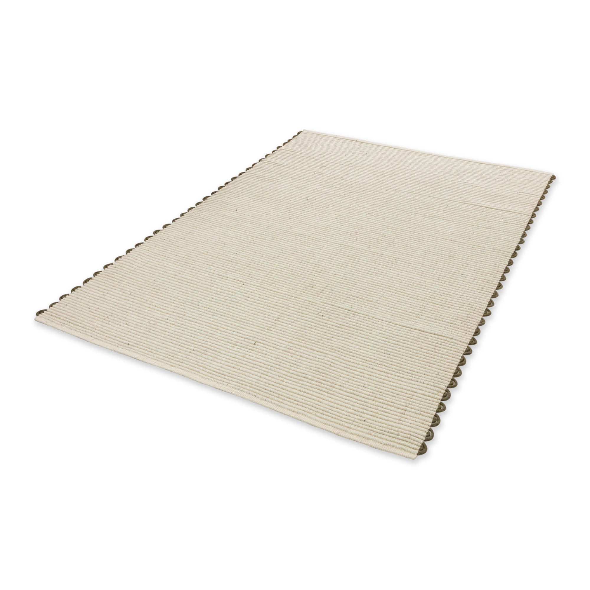 SCHÖNER WOHNEN Teppich OMIRA – Minimalistisch & elegant mit Häkelkante