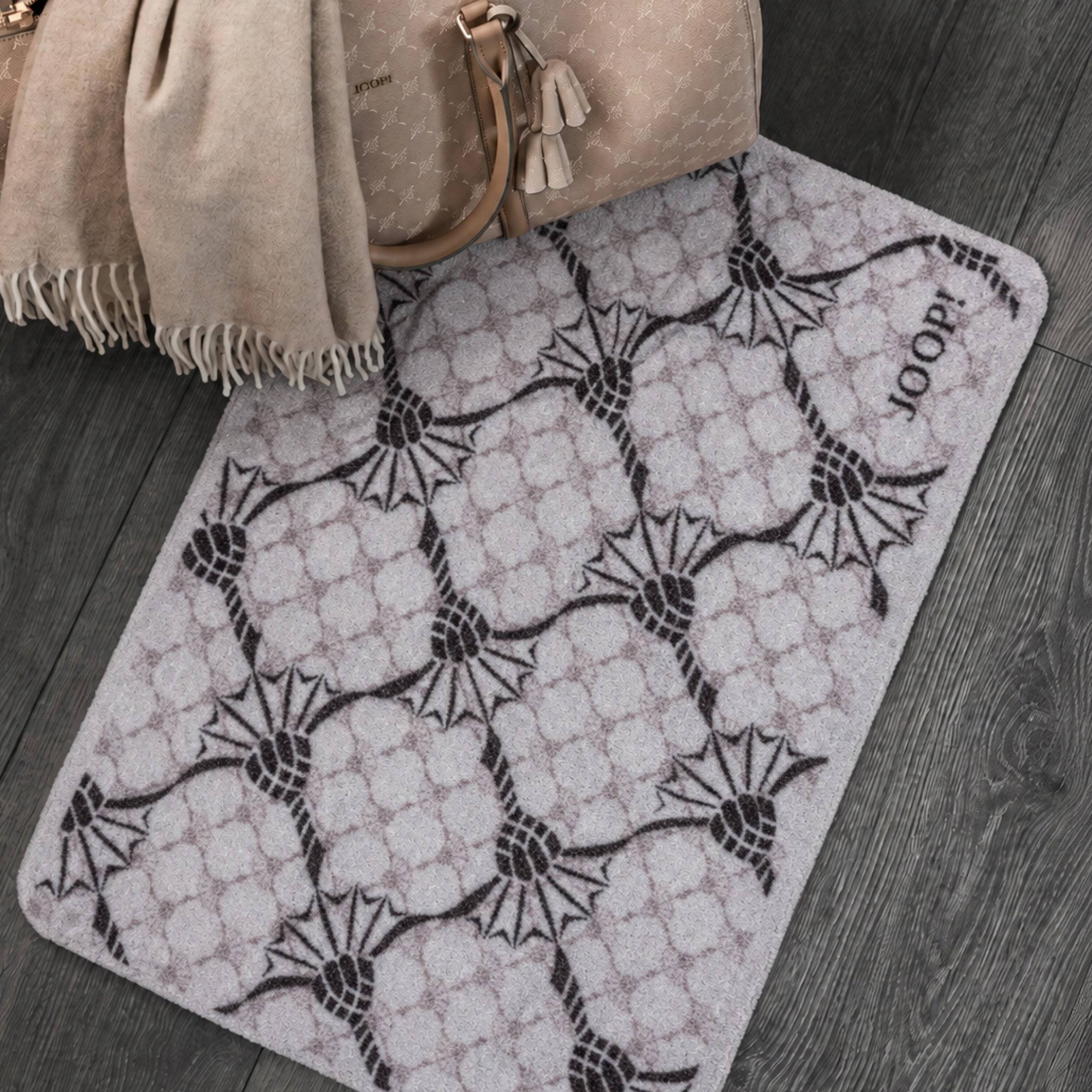 JOOP! Fußmatte WELCOME MATS Cornflower Double - hochwertig & strapazierfähig