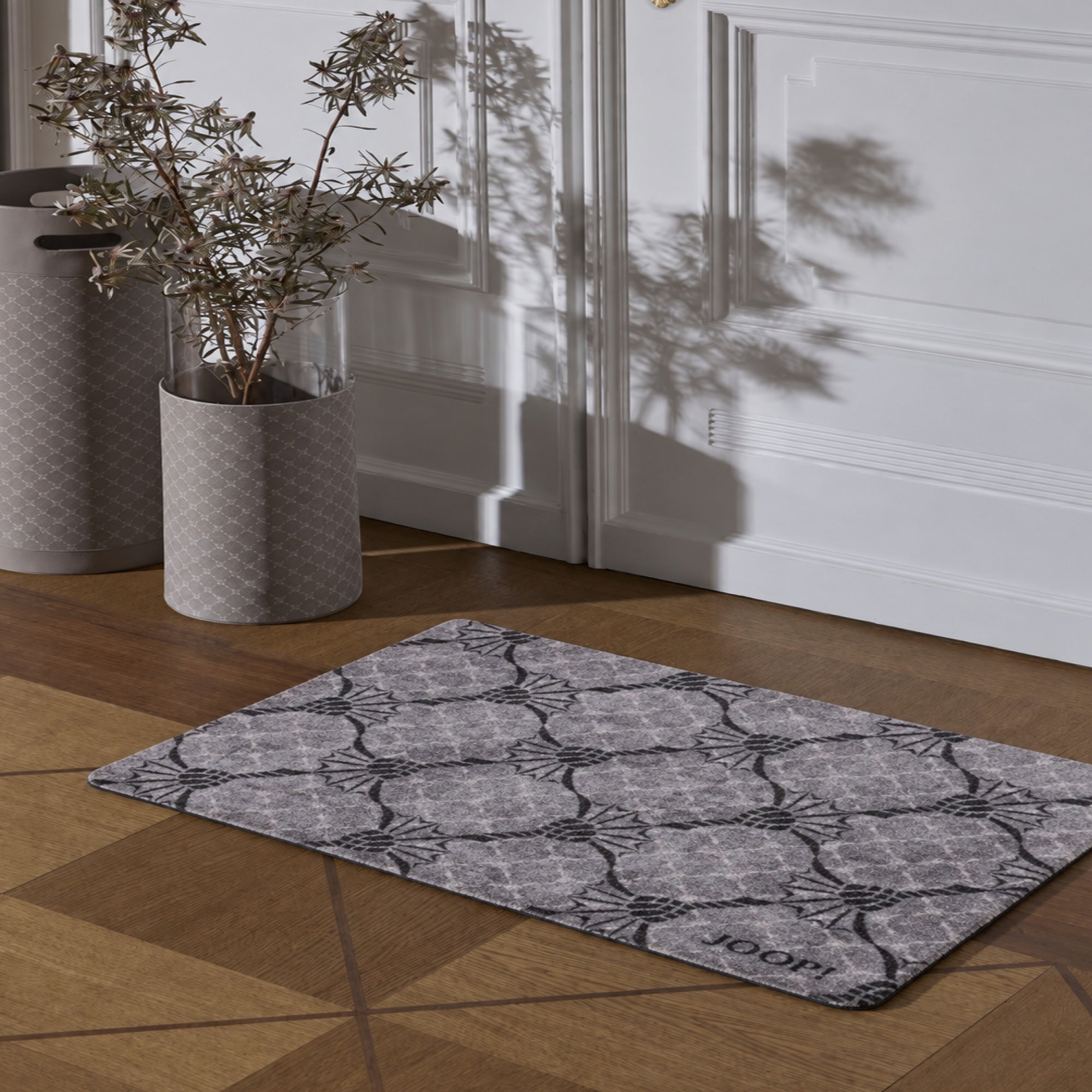 JOOP! Fußmatte WELCOME MATS Cornflower Double - hochwertig & strapazierfähig