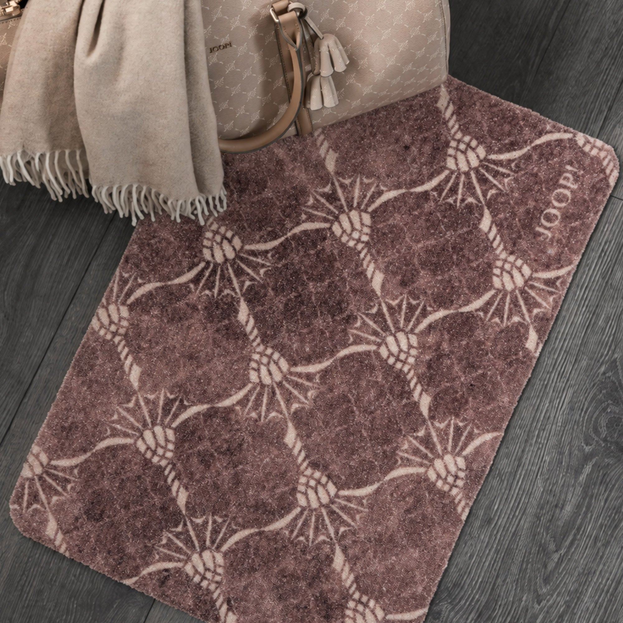 JOOP! Fußmatte WELCOME MATS Cornflower Double - hochwertig & strapazierfähig