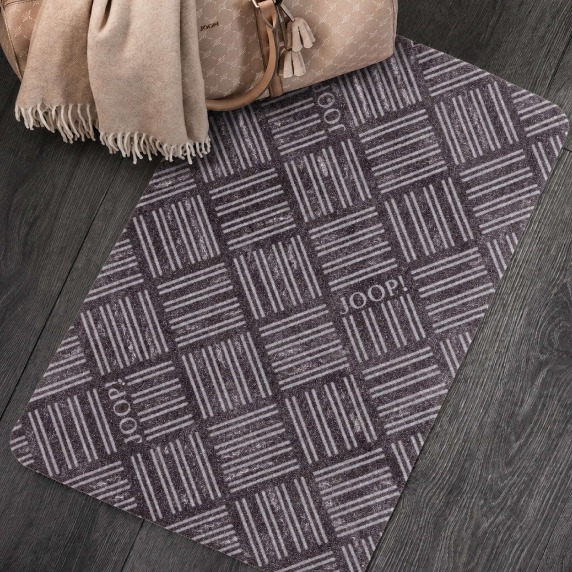 JOOP! Fußmatte WELCOME MATS Meshwork - weich & widerstandsfähig