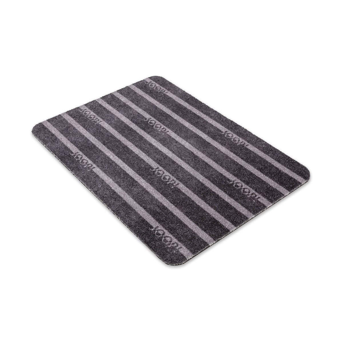 JOOP! Fußmatte WELCOME MATS Logo Stripes - robust & komfortabel