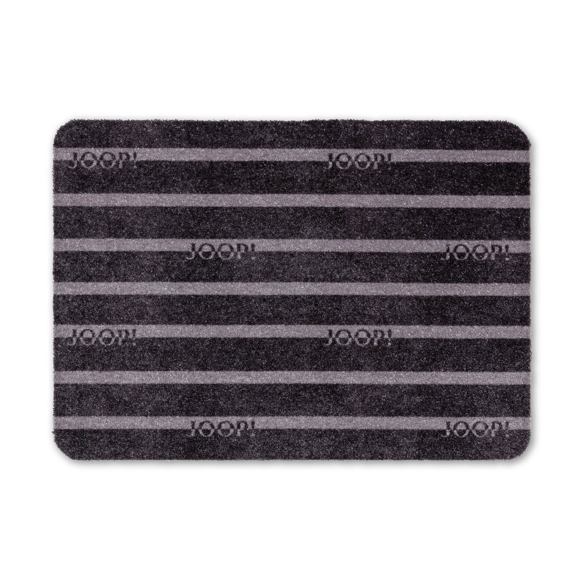 JOOP! Fußmatte WELCOME MATS Logo Stripes - robust & komfortabel