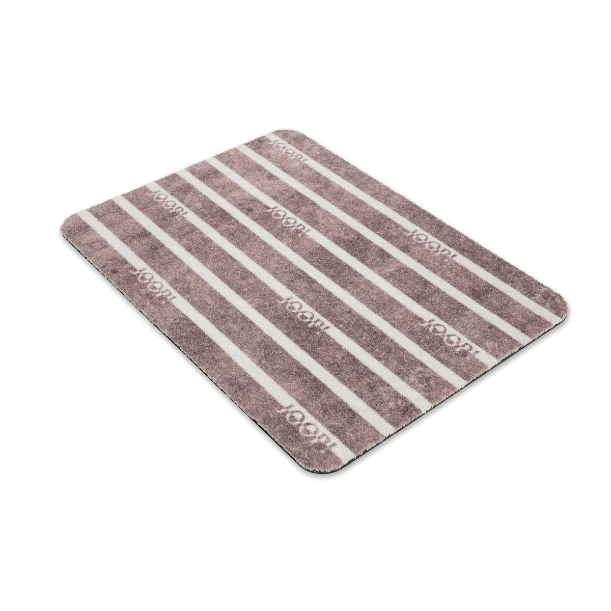 JOOP! Fußmatte WELCOME MATS Logo Stripes - robust & komfortabel