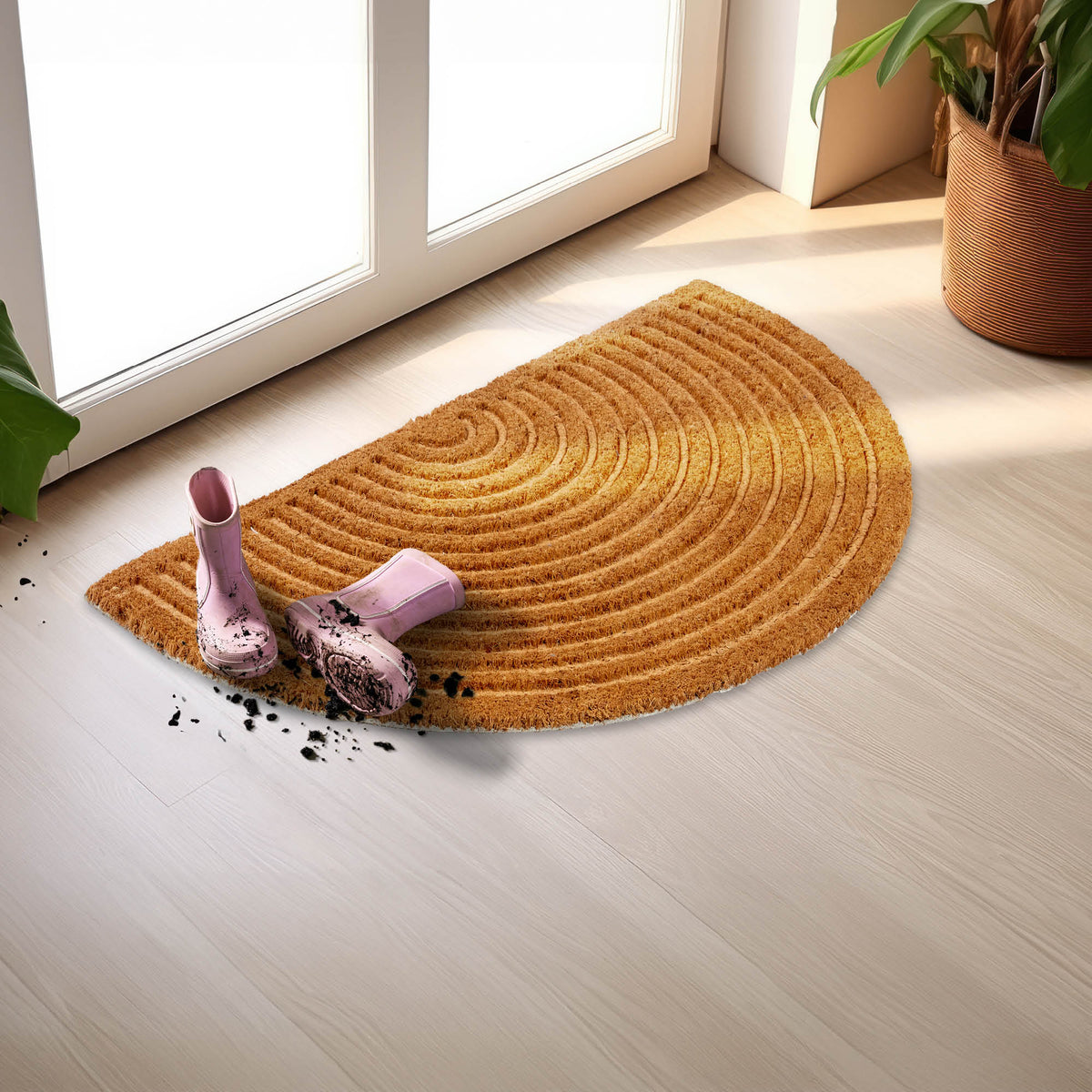 Fußmatte COCO SHAPE 2er Set – 100% Natur, rutschhemmend