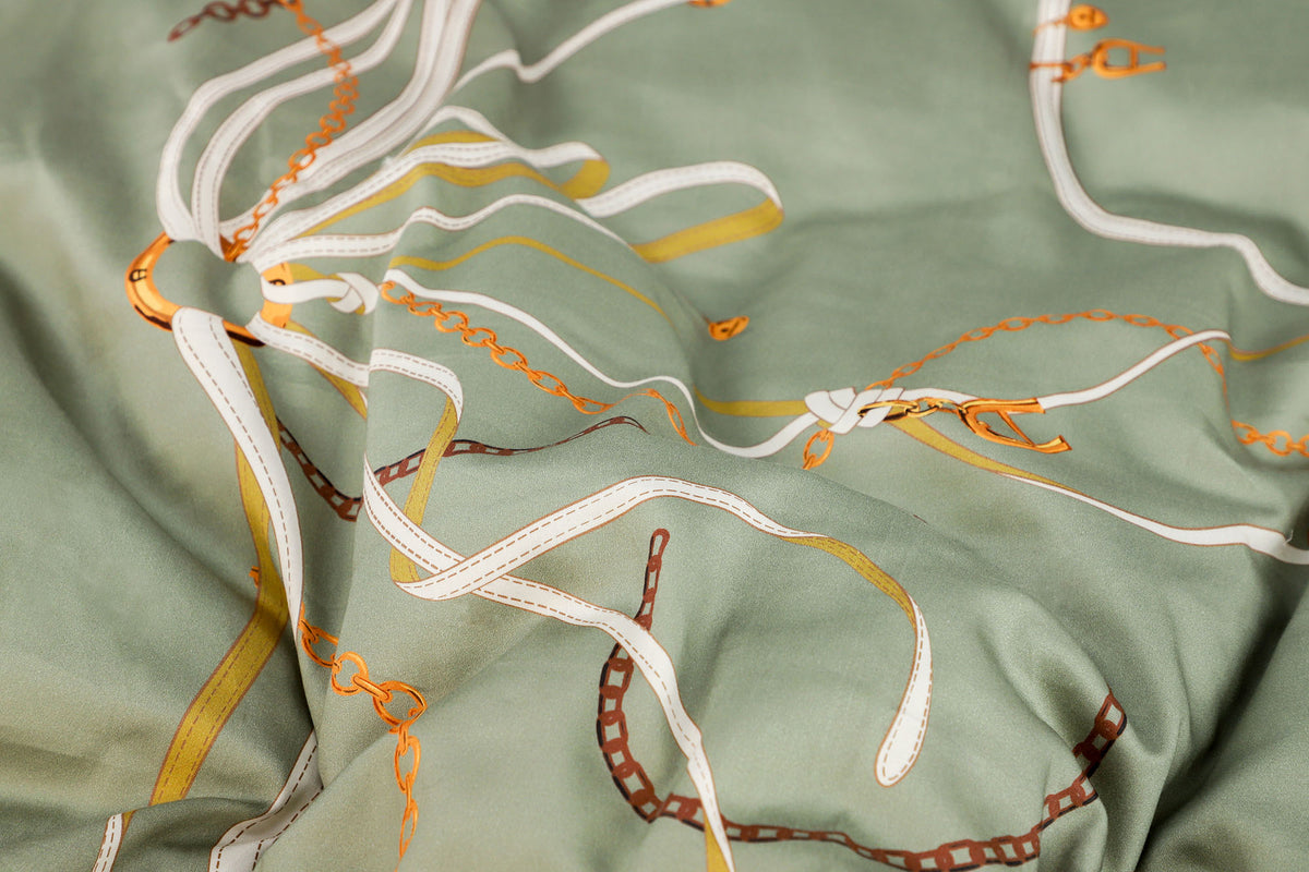 AIGNER Satin Bettwäsche 135x200 / 155x220 / 200x200 – Baumwolle, Reißverschluss