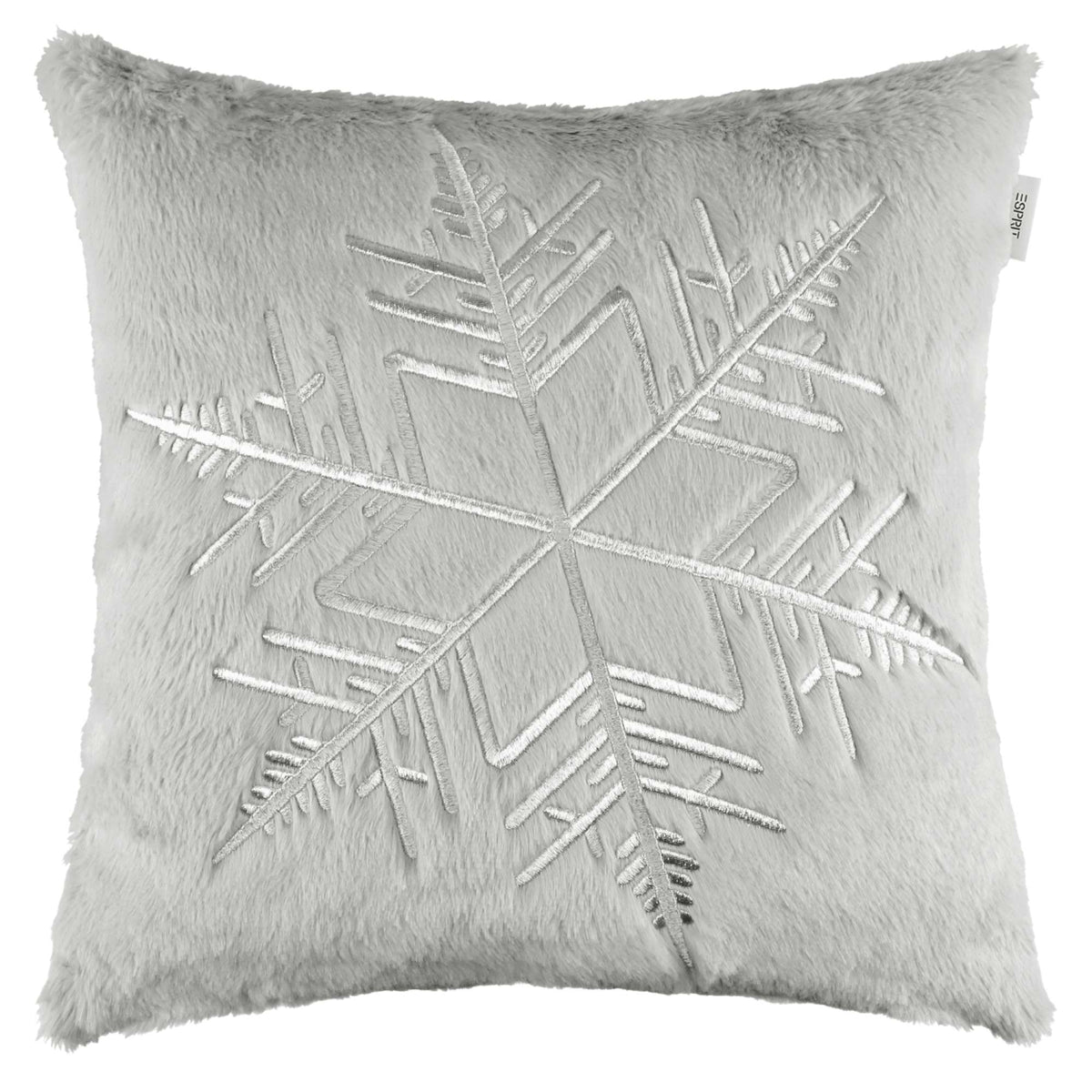 2er Set Kissenhüllen – Häuser 40x60 cm & Schneeflocke 38x38 cm – Gestickt, Winter Design