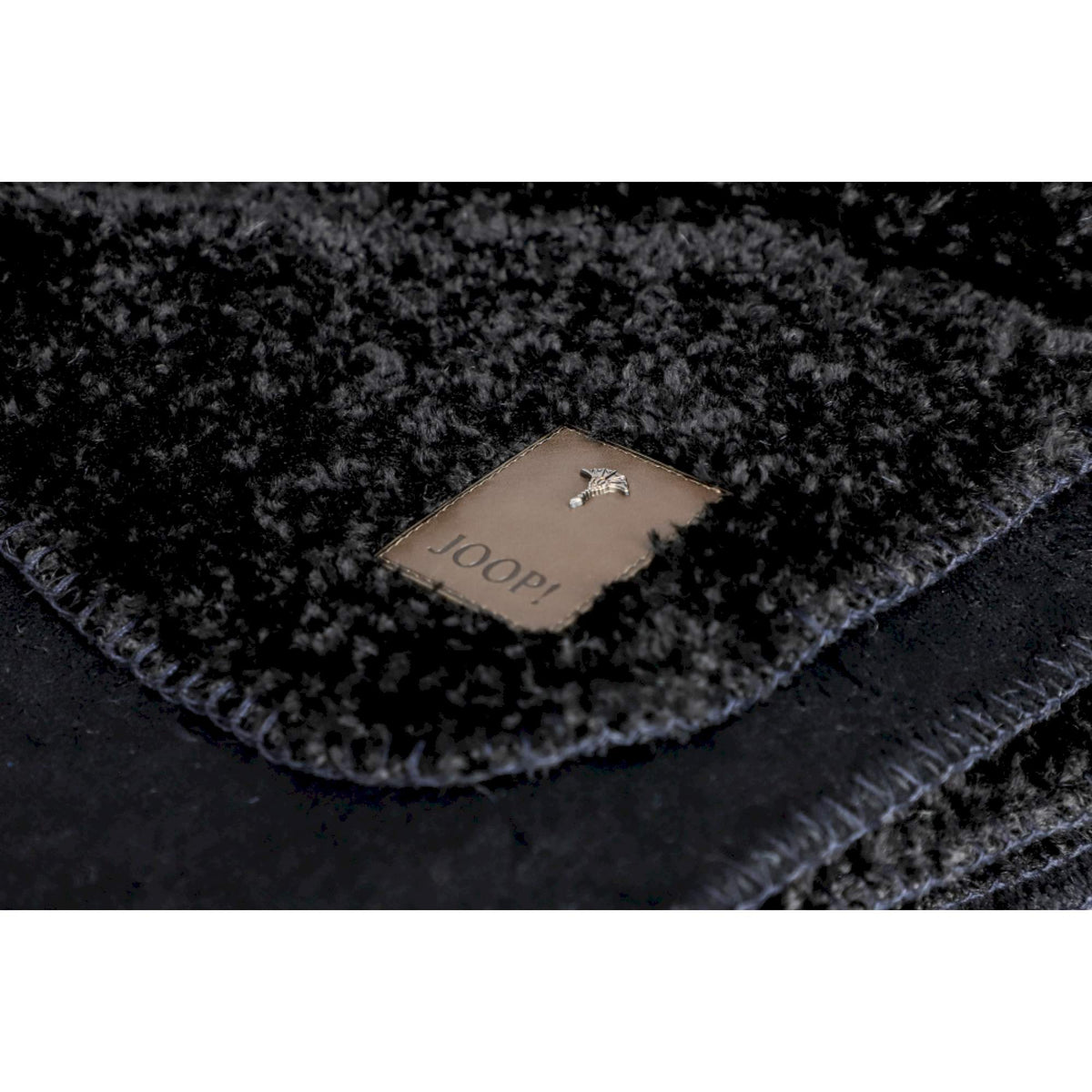 JOOP! Kuscheldecke CURLY 140x200 cm – Teddy & Fleece, Kornblume