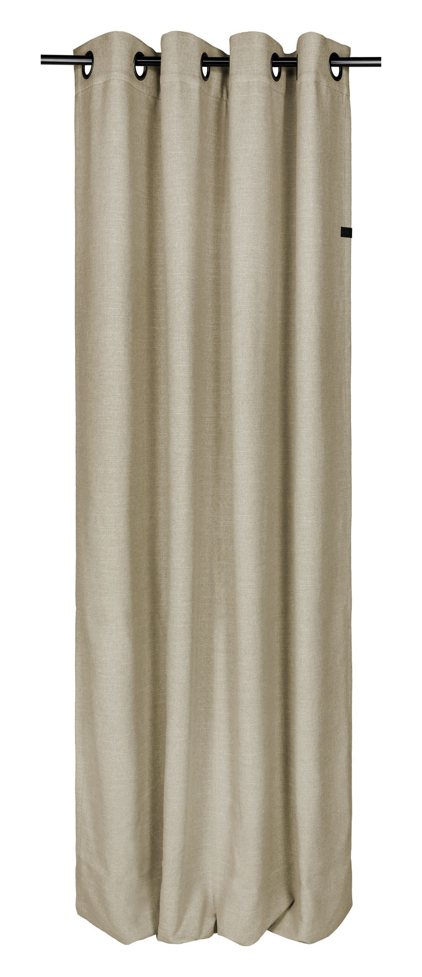Schöner Wohnen Blickdichter Vorhang in Leinenoptik mit Ösen 140x250cm