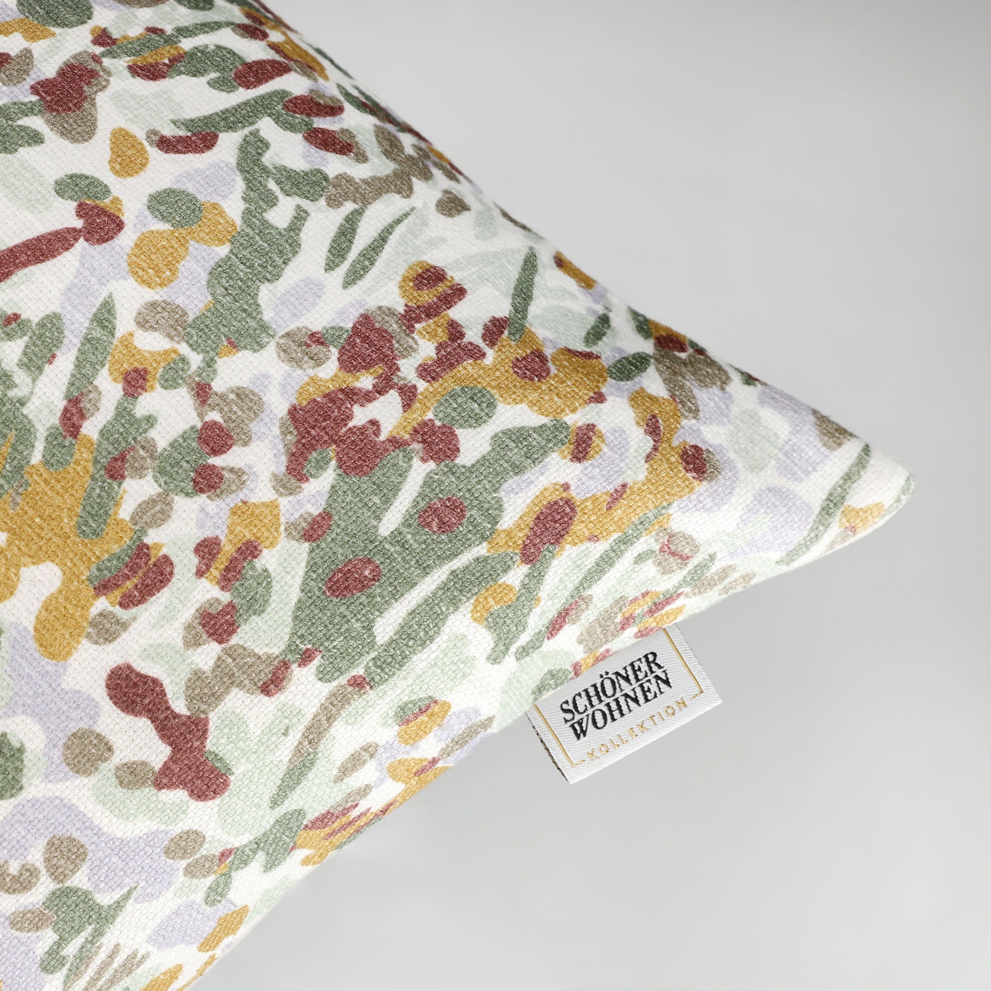 Schöner Wohnen Zierkissenhüllen – Hochwertige Wohnkissen mit Streifen, Stickerei & floralem Design – Naturmaterialien