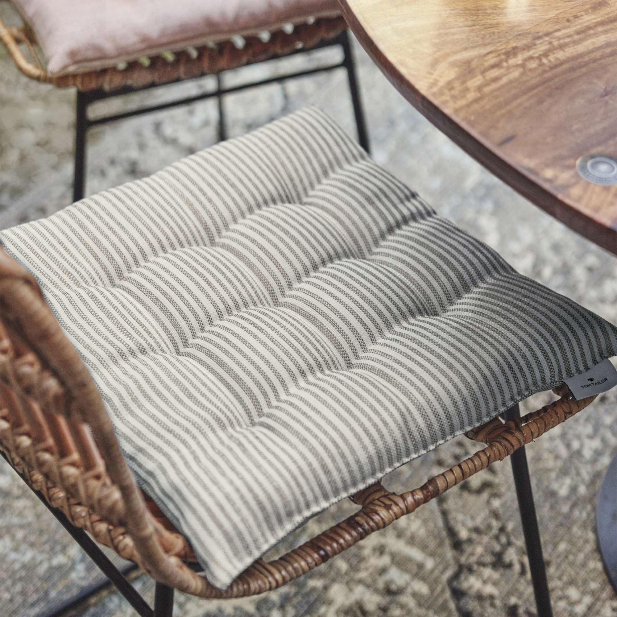 Sitzkissen Fresh Stripe im 4er SparSet