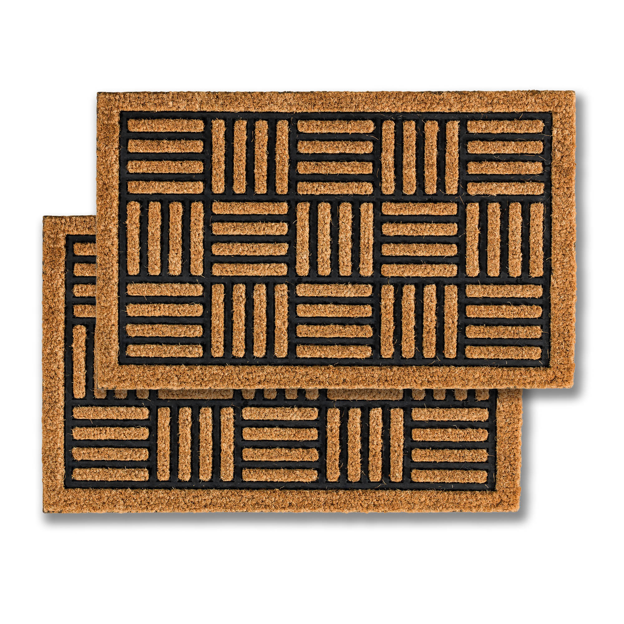 Fußmatte COCO HOME 2er Set – Kokos & Gummi, antibakteriell
