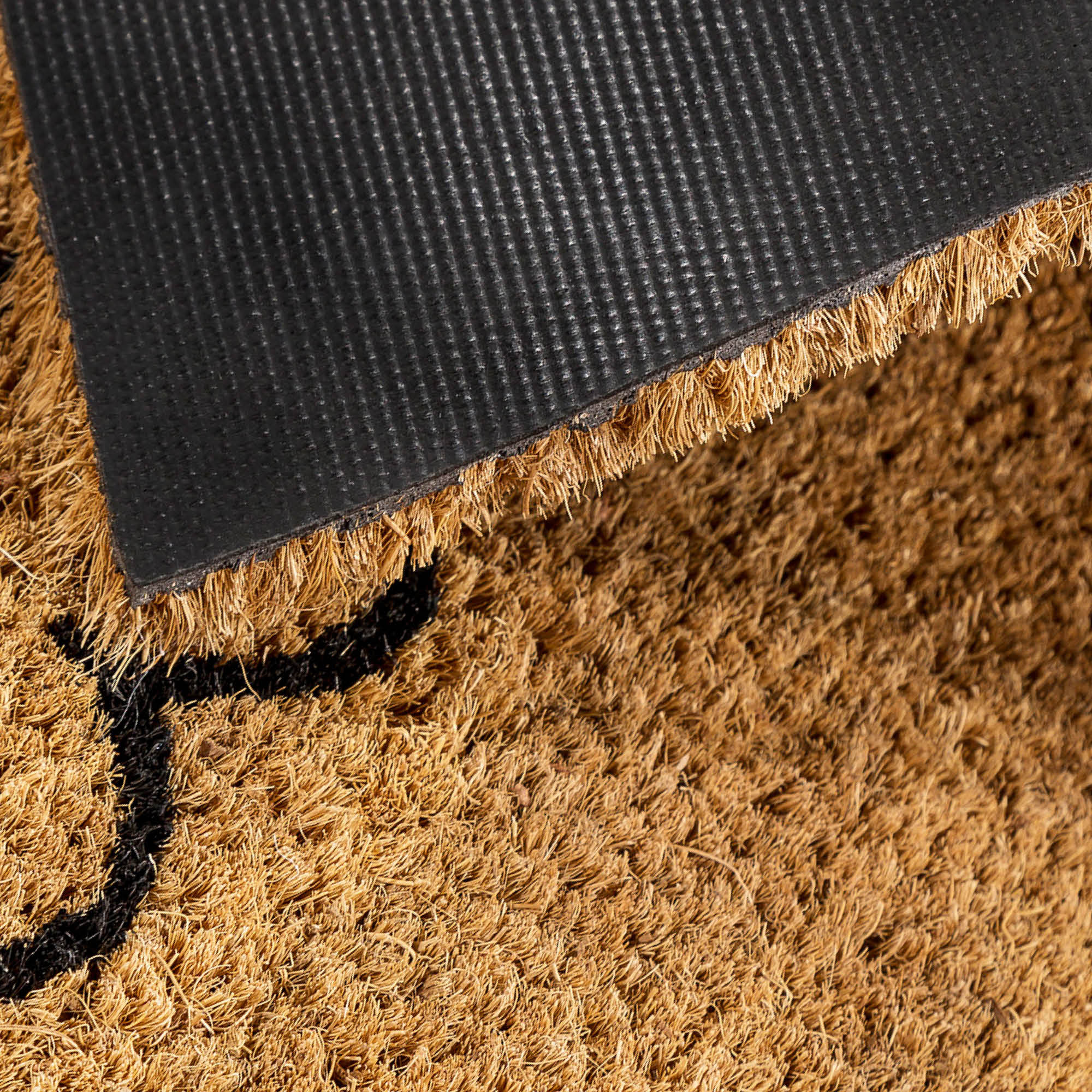 Fußmatte COCO SMART HALBRUND 2er Set - Kokos, antibakteriell