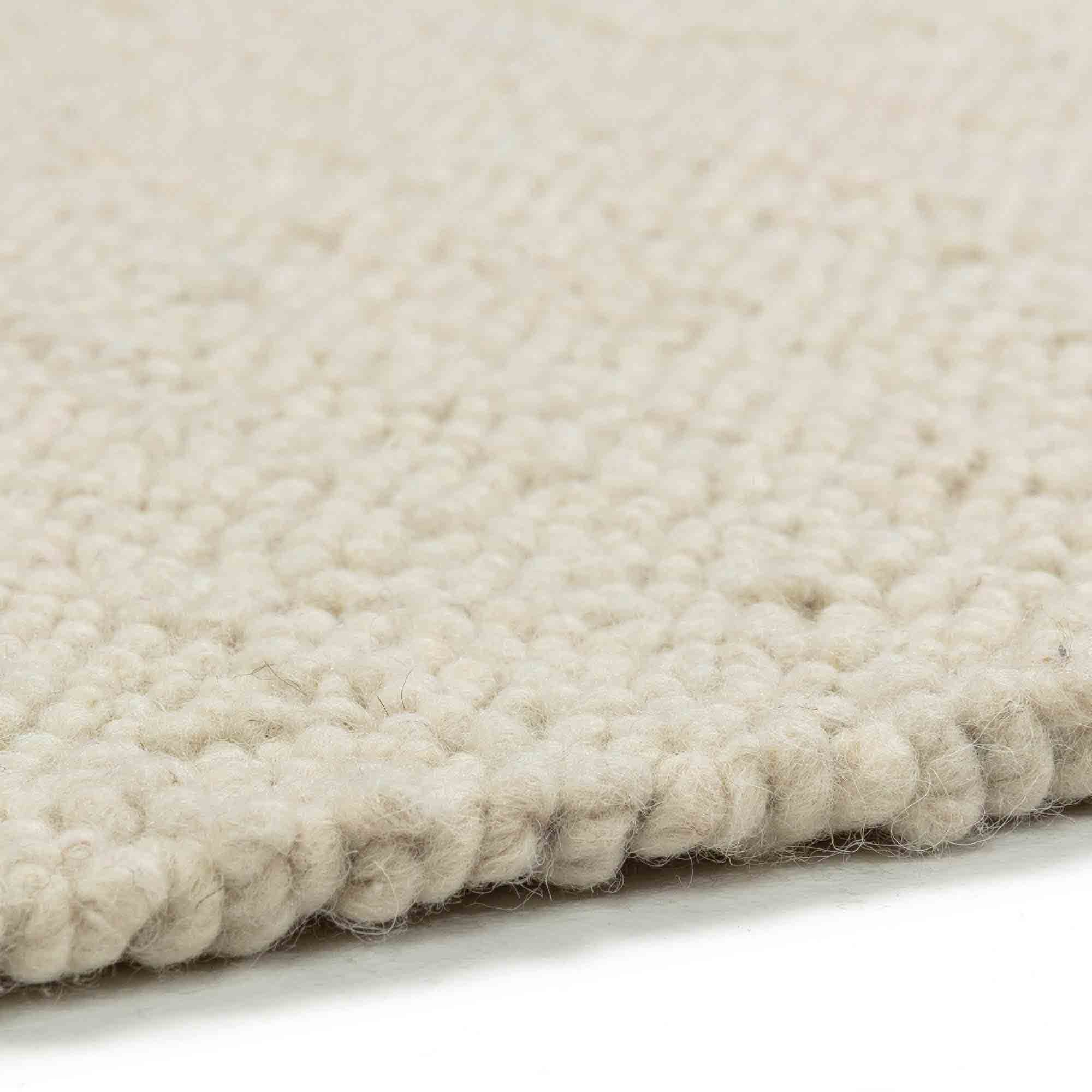 SCHÖNER WOHNEN Teppich JUNIKA – hochwertiger Wollmix