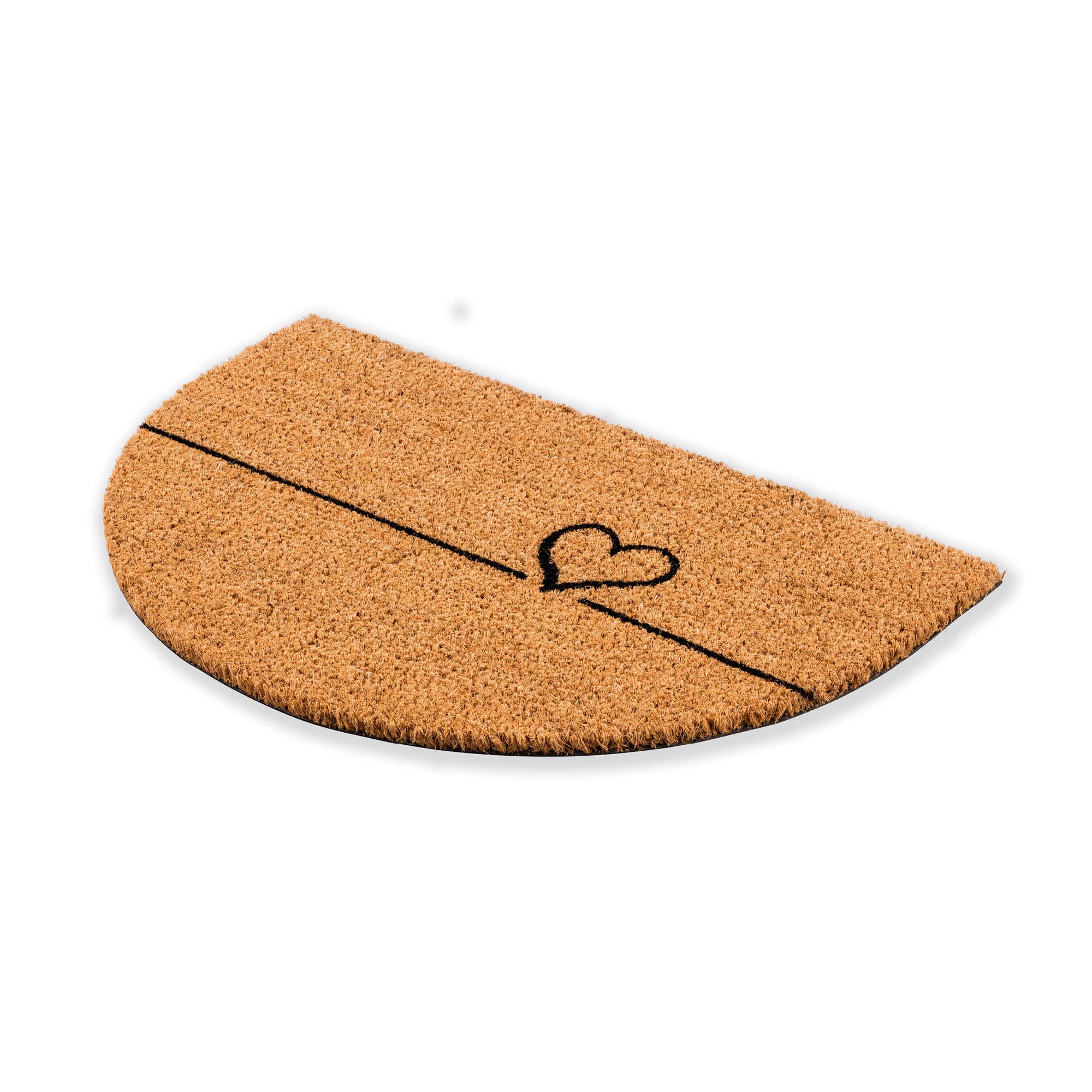 Fußmatte COCO SMART HALBRUND 2er Set - Kokos, antibakteriell