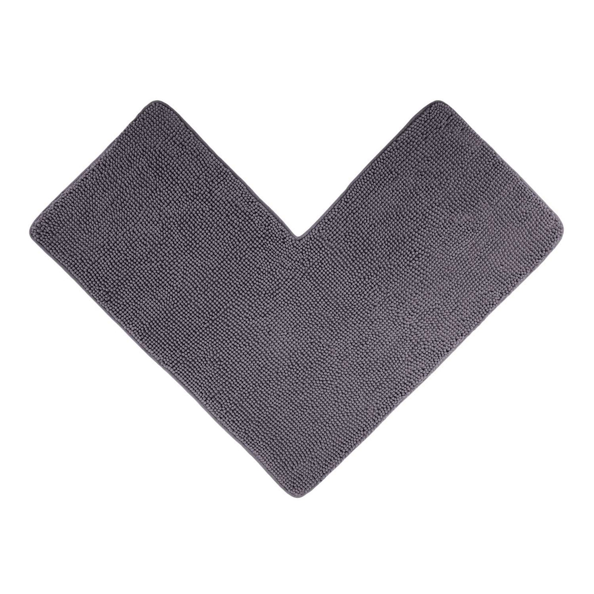 WOHNDIRECT Badematte – Eckform PARIS für Eckduschen