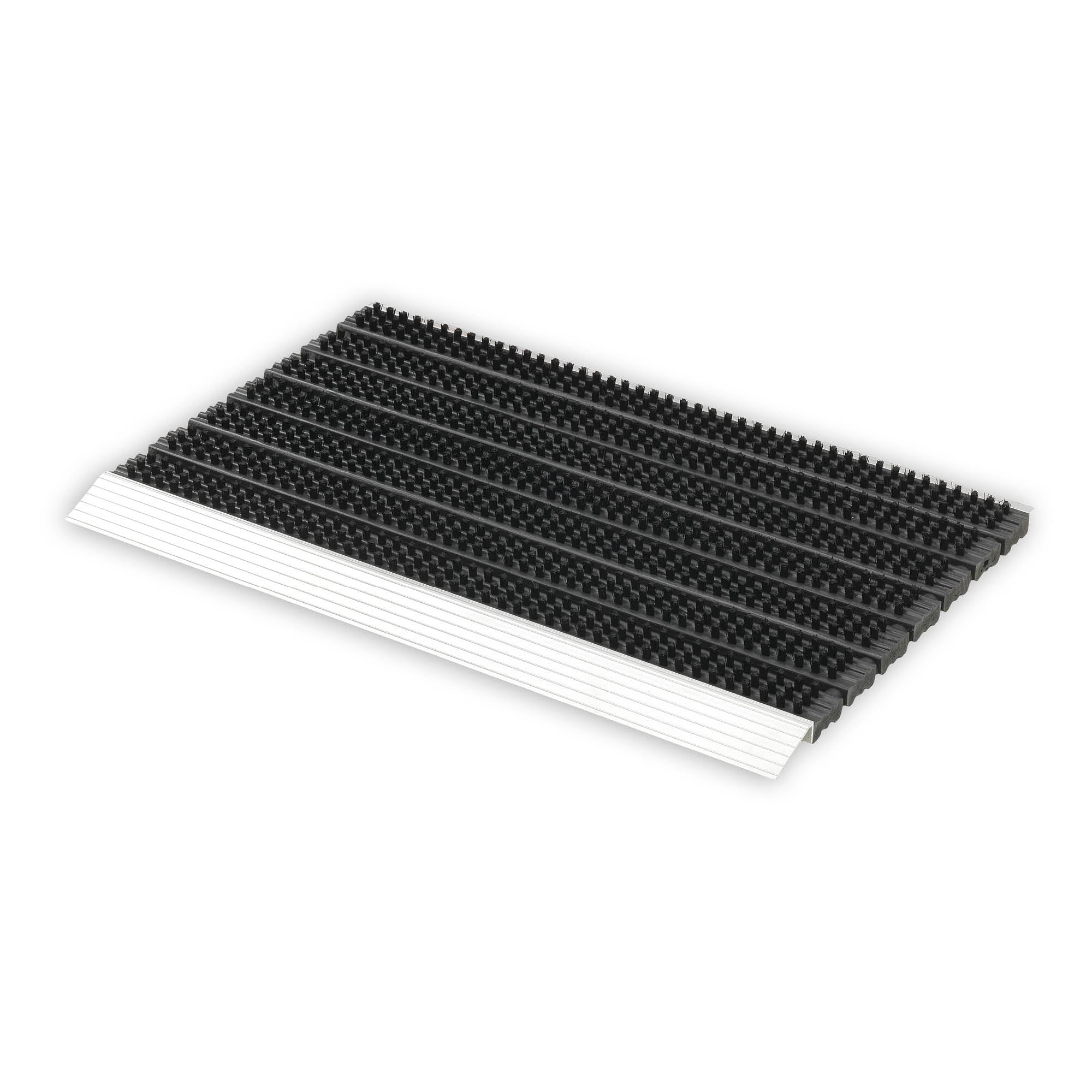 Fußmatte SUPER BRUSH – Aluminiumkante & Bürsten