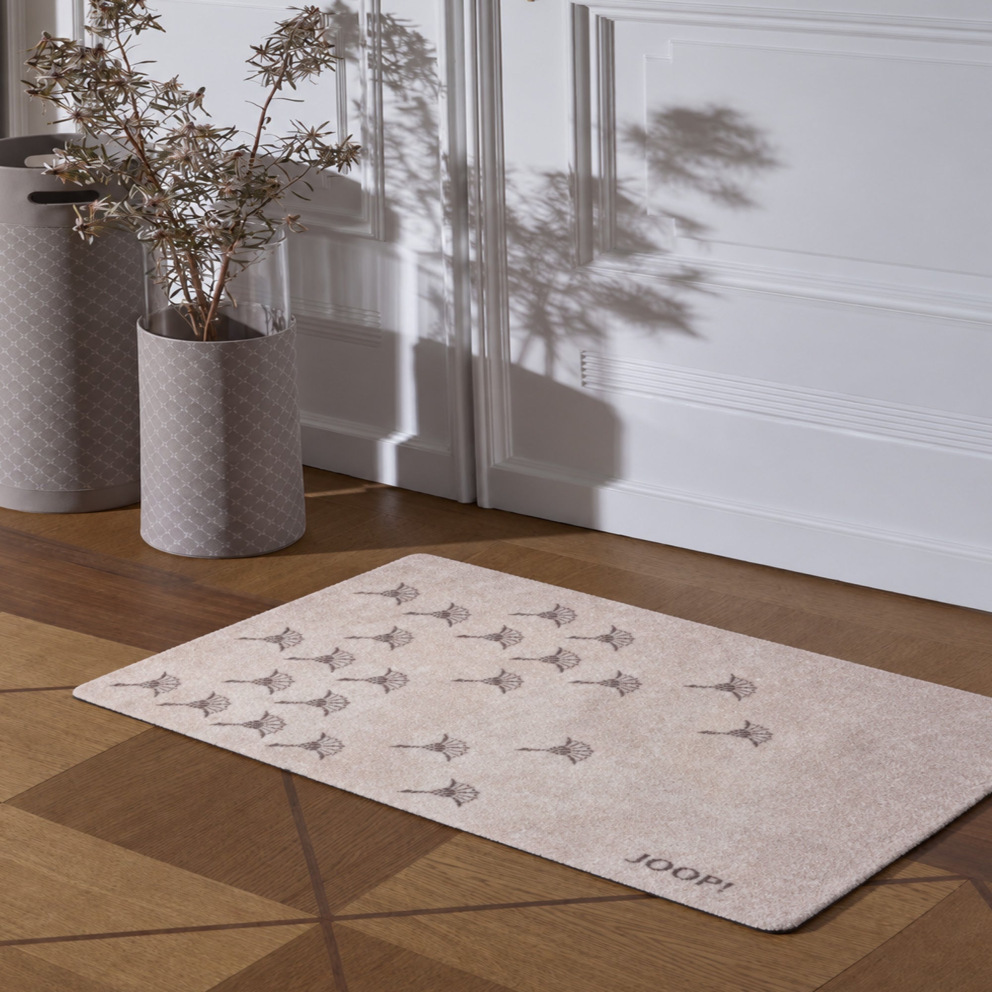 JOOP! Fußmatte WELCOME MATS Faded Cornflower - weich & langlebig