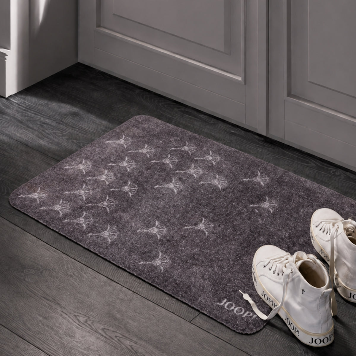 JOOP! Fußmatte WELCOME MATS Faded Cornflower - weich & langlebig