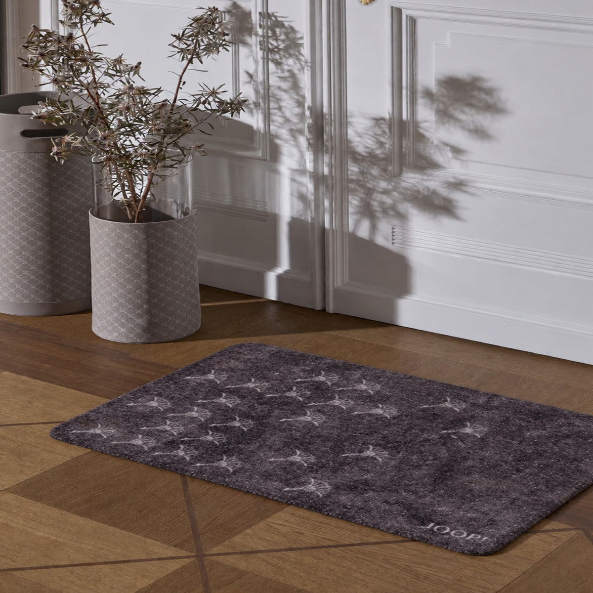 JOOP! Fußmatte WELCOME MATS Faded Cornflower - weich & langlebig