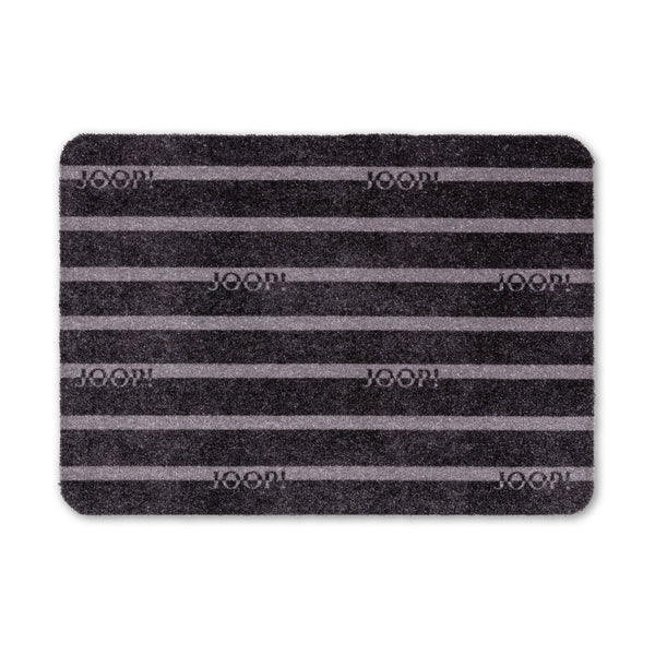 JOOP! Fußmatte WELCOME MATS Logo Stripes - robust & komfortabel