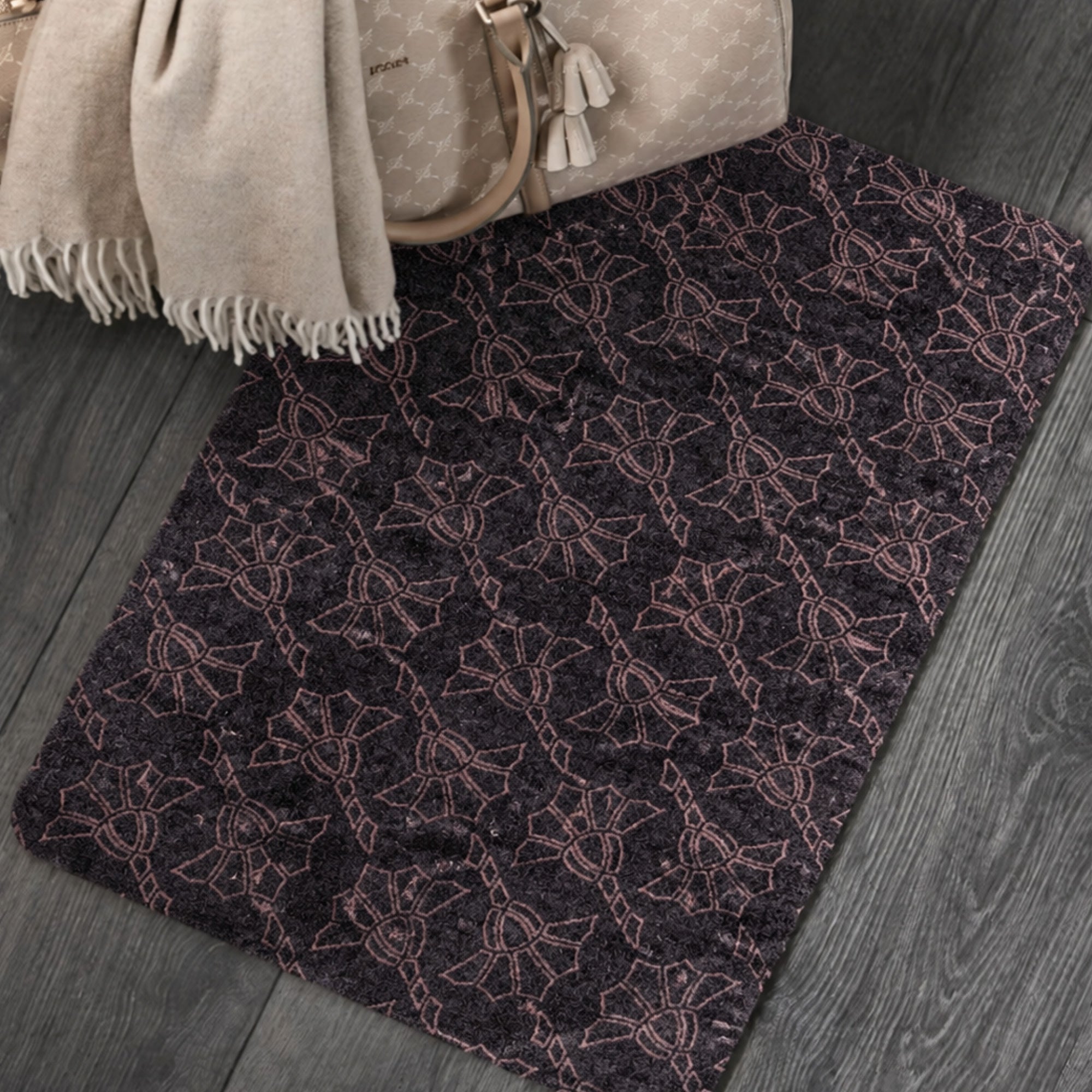 JOOP! Fußmatte WELCOME MATS Studio Cornflower Allover - weich & stilvoll