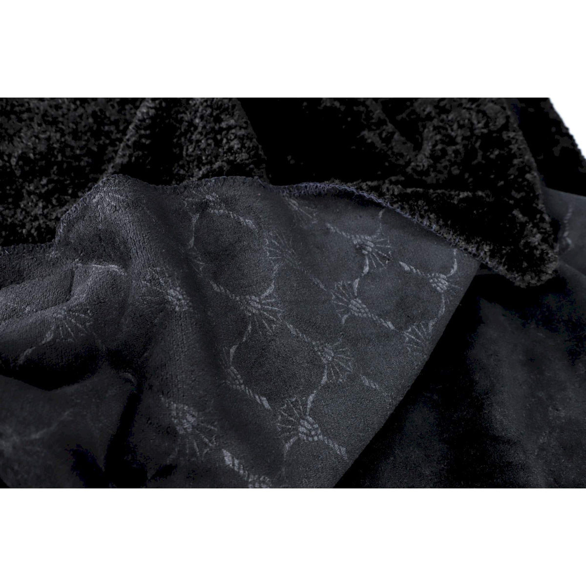 JOOP! Kuscheldecke CURLY 140x200 cm – Teddy & Fleece, Kornblume