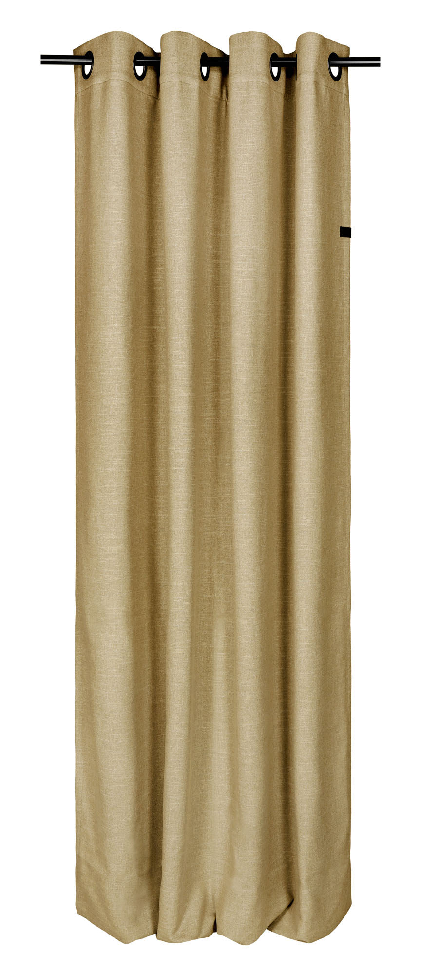 Schöner Wohnen Blickdichter Vorhang in Leinenoptik mit Ösen 140x250cm