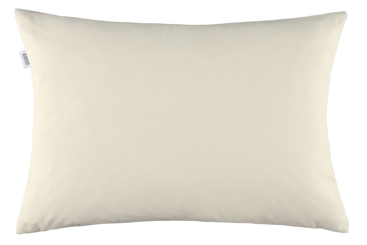 Schöner Wohnen Zierkissenhüllen – Hochwertige Wohnkissen mit Streifen, Stickerei & floralem Design – Naturmaterialien