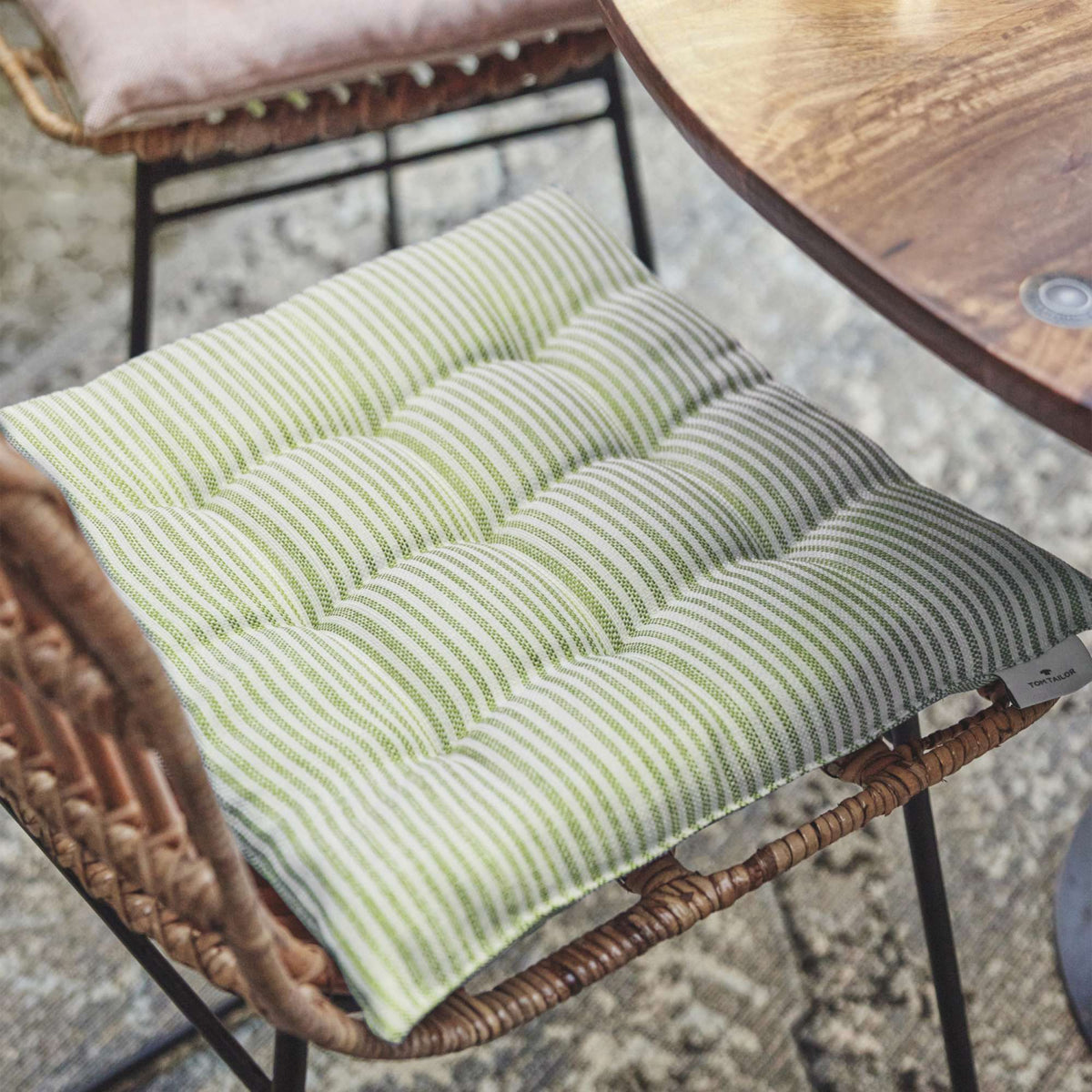 Sitzkissen Fresh Stripe im 4er SparSet