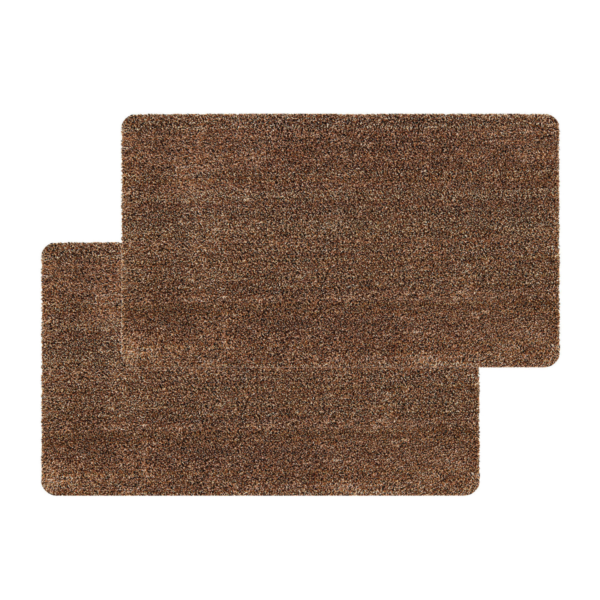 Fußmatte QUARZIT 2ER SET – waschbar, Baumwolle, PVC-frei