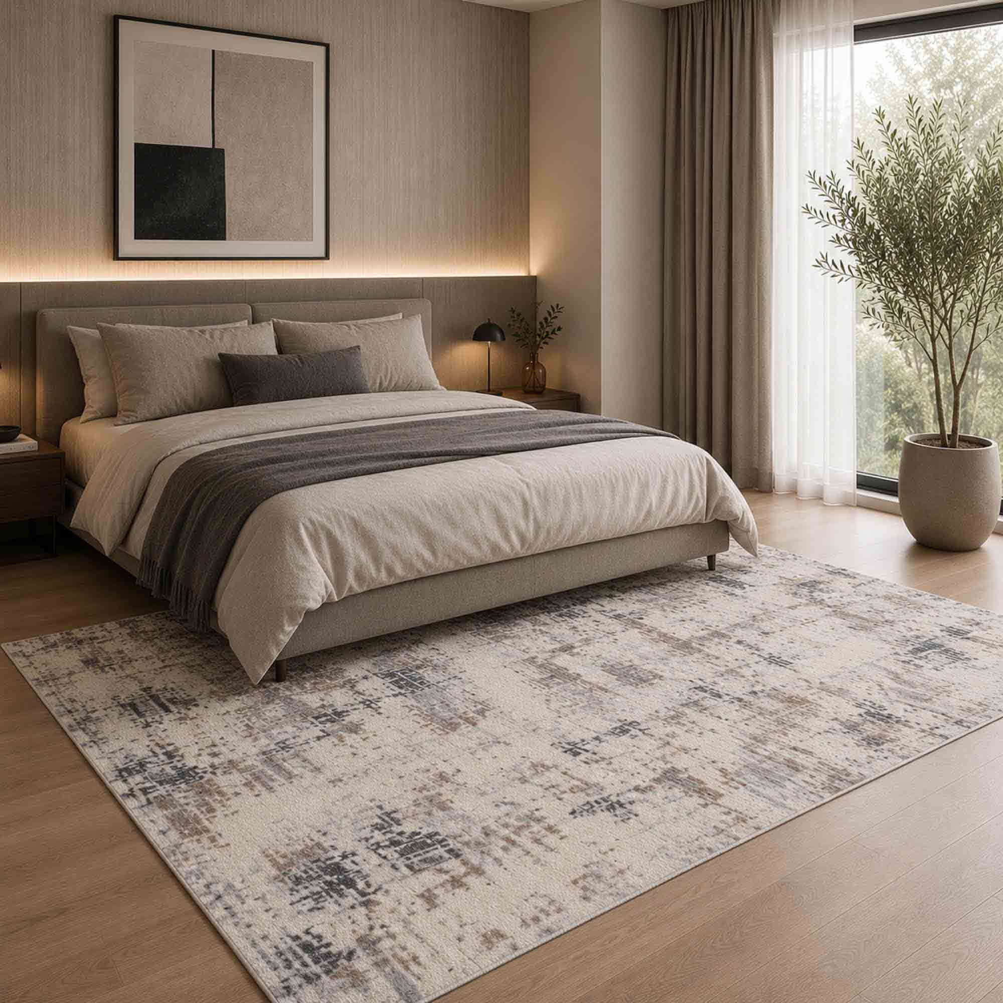 Teppich ROSSANO – Skandinavisches Design, Naturtöne