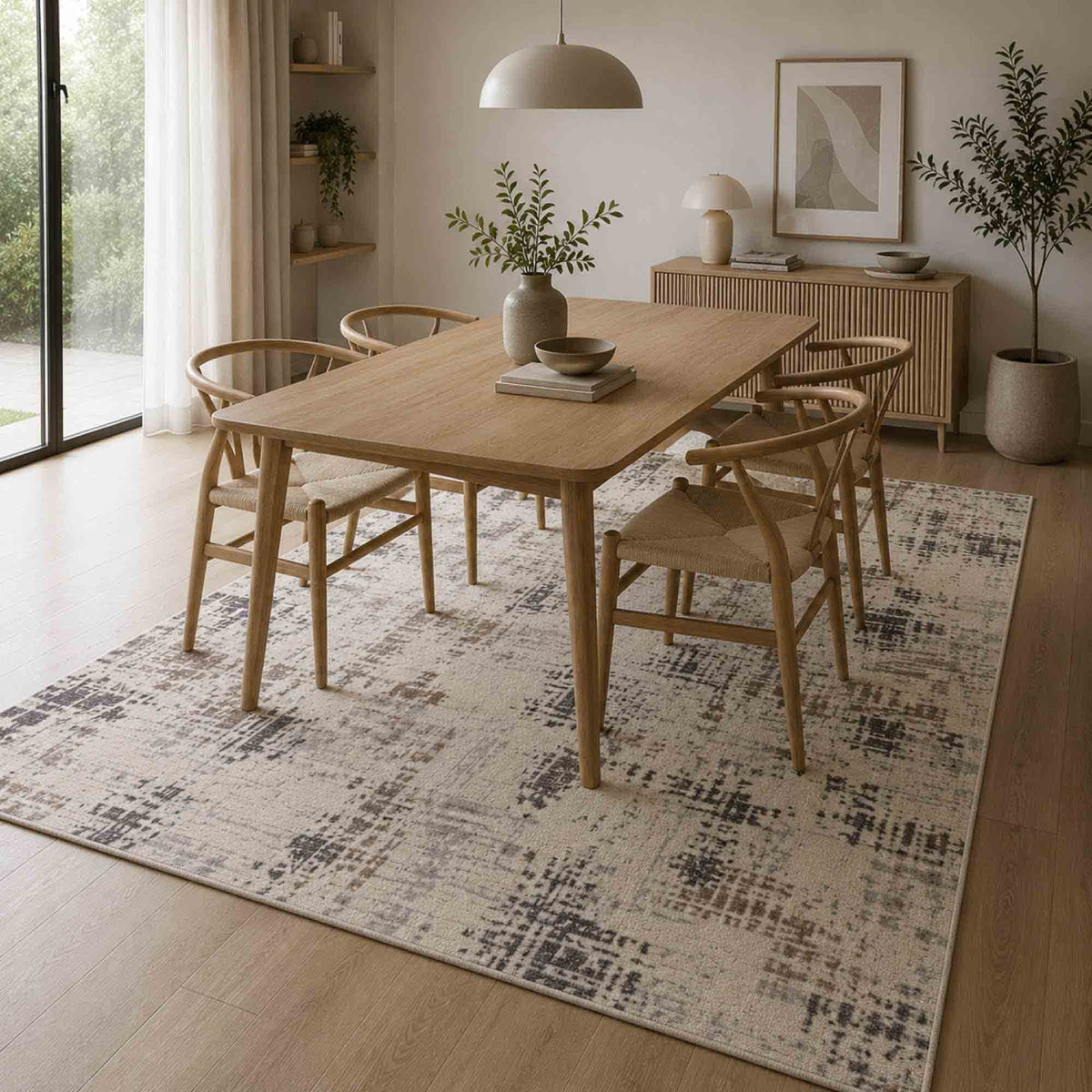 Teppich ROSSANO – Skandinavisches Design, Naturtöne